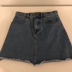 Brandy Melville Jean Skirt